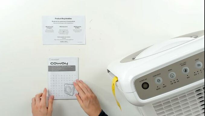 Contents of Coway Airmega AP-1512HH White HEPA Air Purifier